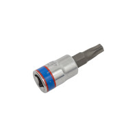 Головка-бита торцевая 1/4", TORX с отверстием, T27Н, L=37 мм KING TONY 203727