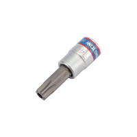 Головка-бита торцевая 1/4", TORX с отверстием, T40Н, L=37 мм KING TONY 203740
