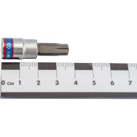 Головка-бита торцевая 1/4", TORX с отверстием, T40Н, L=37 мм KING TONY 203740