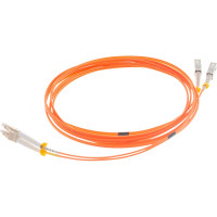 Переходной волоконно-оптический шнур NIKOMAX оранжевый, 3м NMF-PC2M2C2-SCU-LCU-003