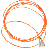 Переходной волоконно-оптический шнур NIKOMAX оранжевый, 3м NMF-PC2M2C2-SCU-LCU-003