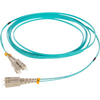 Соединительный волоконно-оптический шнур NIKOMAX аква, 3м NMF-PC2M3C2-SCU-SCU-003