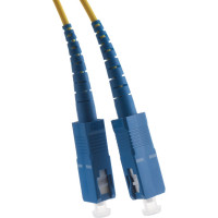 Соединительный волоконно-оптический шнур NIKOMAX желтый, 10м NMF-PC1S2C2-SCU-SCU-010