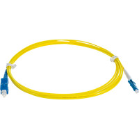 Переходной волоконно-оптический шнур NIKOMAX желтый, 3м NMF-PC1S2C2-SCU-LCU-003