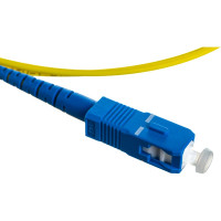 Переходной волоконно-оптический шнур NIKOMAX желтый, 1м NMF-PC1S2C2-SCU-FCU-001