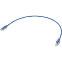 Коммутационный шнур NIKOMAX U/UTP 4 пары, синий, 0,5м NMC-PC4UD55B-005-C-BL
