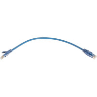 Коммутационный шнур NIKOMAX U/UTP 4 пары, синий, 0,3м NMC-PC4UD55B-003-C-BL