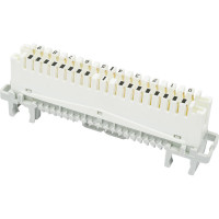 Плинт 10 пар NIKOMAX крепление под кронштейн, белый, 10шт NMC-PL10-DU-10