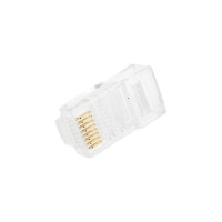 Коннектор NIKOMAX RJ45/8P8C под витую пару, 100шт NMC-RJ88RE50UD1-100