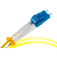Переходной волоконно-оптический шнур NIKOMAX желтый, 1м NMF-PC2S2C2-SCU-LCU-001
