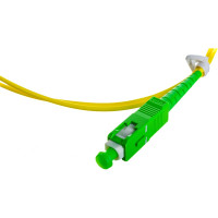 Соединительный волоконно-оптический шнур NIKOMAX желтый, 1м NMF-PC1S2C2-SCA-SCA-001