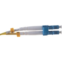 Соединительный волоконно-оптический шнур NIKOMAX желтый, 1м NMF-PC2S2C2-LCU-LCU-001