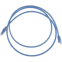 Коммутационный шнур NIKOMAX U/UTP 4 пары, синий, 1,5м NMC-PC4UD55B-015-C-BL
