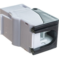 Модуль-вставка типа Keystone NIKOMAX неэкранированный, белый NMC-KJUD2-NT-WT