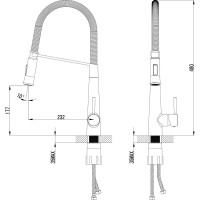 Смеситель Lemark Soul для кухни LM6002C
