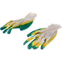 Перчатки Без бренда трикотажные с двойным латексным обливом 67851