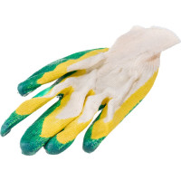 Перчатки Без бренда трикотажные с двойным латексным обливом 67851