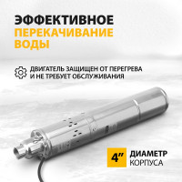 Скважинный винтовой насос Denzel DWS-4-100 97252