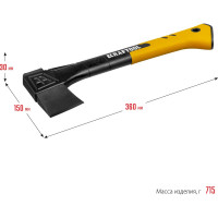 Универсальный топор в чехле KRAFTOOL X7 640/715 г, 360 мм 20660-07