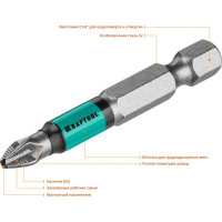 Биты KRAFTOOL Optimum Line PH2 50 мм, 10 шт. 26122-2-50-10