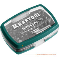 Набор специальных бит с адаптером, 32 шт.  Kraftool 2610-H32