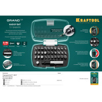 Набор бит с магнитным адаптером Kraftool 26083-H32