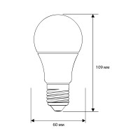 Электрическая светодиодная лампа Ergolux LED-A60-17W-E27-4K ЛОН 17Вт E27 4500K 13180