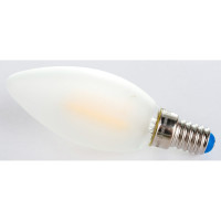 Светодиодная лампа Uniel LED-C35-6W/WW/E14/FR PLS02WH Форма свеча, матовая UL-00000305
