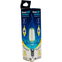 Светодиодная диммируемая лампа Uniel LED-CW35-5W/WW/E14/CL/DIM GLA01TR UL-00002863