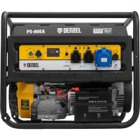 Бензиновый генератор DENZEL PS 80 EA, 8,0 кВт, 230В, 25л 946924