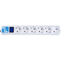 Фильтр-удл. Power Cube PC PRO, 3м, 6р LCконтур, 16А/3,5кВт, SPL(5+1)-16B-P-3M