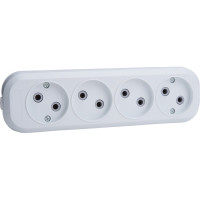 Колодка IN HOME У-4-GRAND 4-х местная 5040 4690612000497