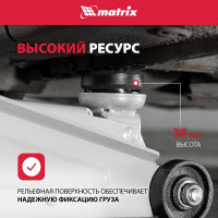 Резиновая опора для подкатного домкрата универсальная MATRIX 50911
