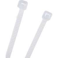 Стяжки Cablexpert пластиковые 100 мм х 2.5 мм, белые 100 шт. NYT-100х2.5