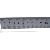 Стяжки Cablexpert пластиковые 100 мм х 2.5 мм, белые 100 шт. NYT-100х2.5