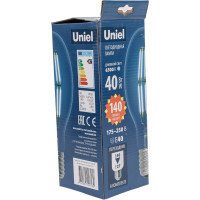 Лампа светодиодная Uniel LED-ED90-40W/DW/E40/CL GLP05TR прозрачная UL-00003763