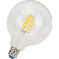 Лампа Uniel LED-G125-15W/3000K/E27/CL PLS02WH Форма шар, прозрачная UL-00004860