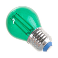 Лампа Uniel LED-G45-5W/GREEN/E27 GLA02GR светодиодная, форма шар UL-00002988