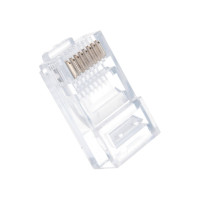 Вилка Cablexpert RJ-45 8P8C универсальная кат.5e, контакты 6 микродюймов 10 шт. PLUG3UP6/10