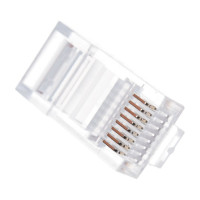 Вилка Cablexpert RJ-45 8P8C универсальная кат.5e, контакты 6 микродюймов 10 шт. PLUG3UP6/10