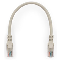 Медный патч-корд Cablexpert UTP кат.5e, 0.25м, литой, многожильный серый PP10-0.25M