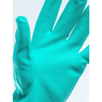 Нитриловые химостойкие резиновые перчатки Ампаро Риф (т) Размер L 6880 (447513)-L
