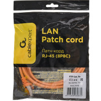 Многожильный патч-корд Cablexpert FTP кат. 5e, 2м, литой, оранжевый PP22-2M/O