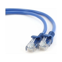 Многожильный патч-корд Cablexpert UTP кат.5e, 0.5м, литой, синий PP12-0.5M/B