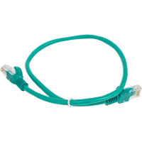 Многожильный патч-корд Cablexpert UTP кат.5e, 0.5м, литой, зелёный PP12-0.5M/G