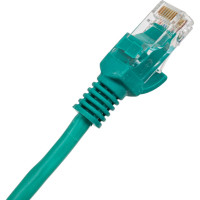 Многожильный патч-корд Cablexpert UTP кат.5e, 0.5м, литой, зелёный PP12-0.5M/G