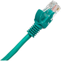 Многожильный патч-корд Cablexpert UTP кат.5e, 0.5м, литой, зелёный PP12-0.5M/G