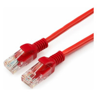 Многожильный литой патч-корд Cablexpert UTP кат.5e, 2м, красный PP12-2M/R