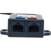 Разветвитель Cablexpert UTP 1 порт RJ45 T568A/T568B 2 порта RJ45 10/100 BASE-T NCA-SP-01A