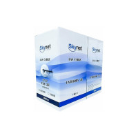 Кабель SkyNet Light UTP indoor 2x2x0.46, медный, FLUKE TEST, кат.5e, однож., 305м, box, серый, CSL-UTP-2-CU